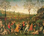 PERUGINO, Pietro, The Combat of Love and Chastity